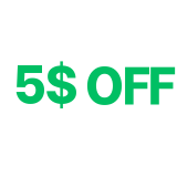 Extra $5 off when you spend $50 SIGN-UP BONUS
